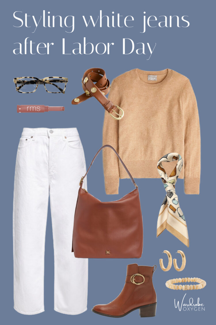 how to style white jeans after labor day