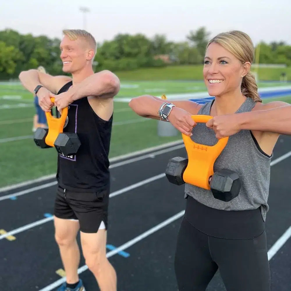 Athletes using Kettle Gryp at Track v3
