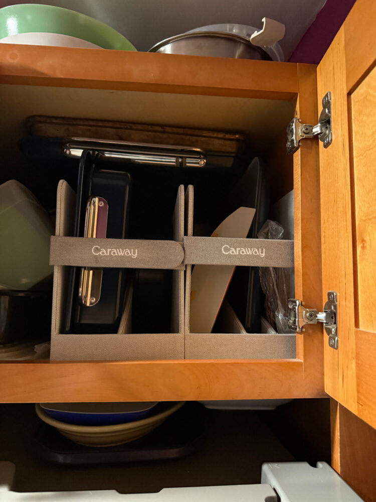 caraway bakeware set storage containers